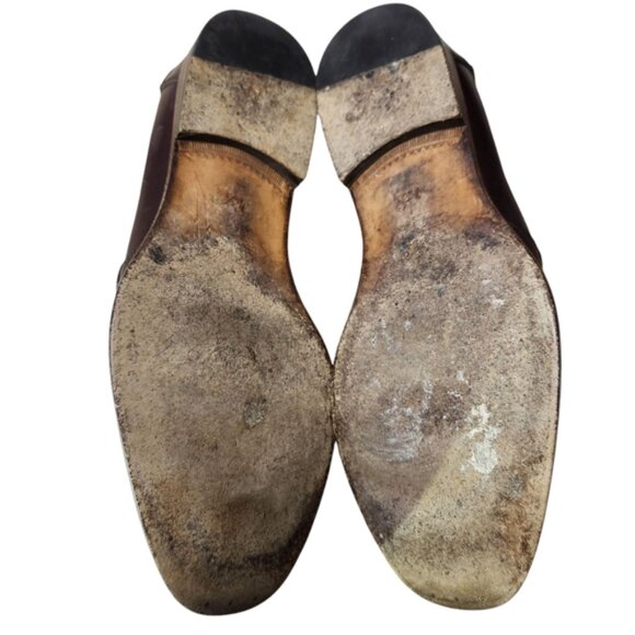 Gucci Men's Brown Leather Loafers #368456 Size 7.5 - Picture 7 of 10